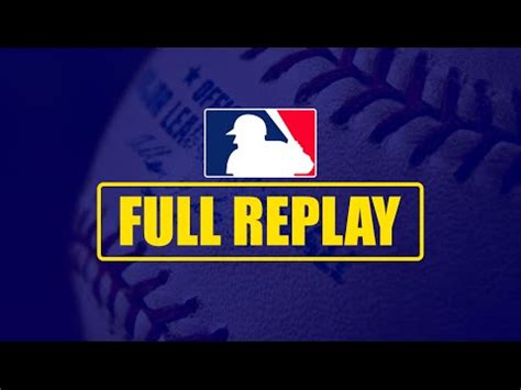 1 level 1 · 4 days ago. . Watch mlb full game replay